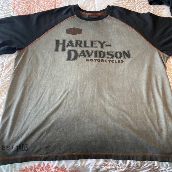 Harley Davidson man’s shirt vintage look - Picture 1 of 6